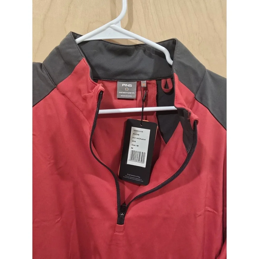 NWT PING‎ Sensorwarm Quarter Zip Jacket Size M